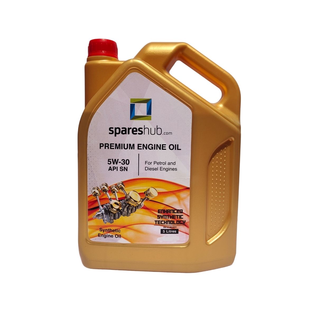 SparesHub 5-W30 Engine Oil - Synthetic Technology